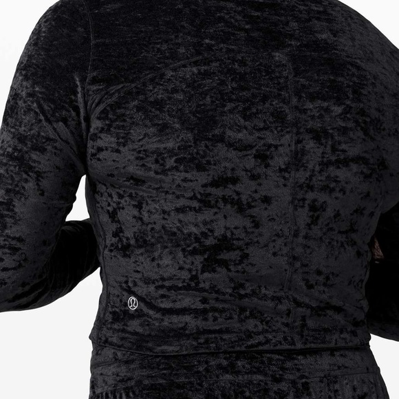 NWT Lululemon All Aligned Mock Neck Long Sleeve *Crushed Velvet - Picture 2 of 13